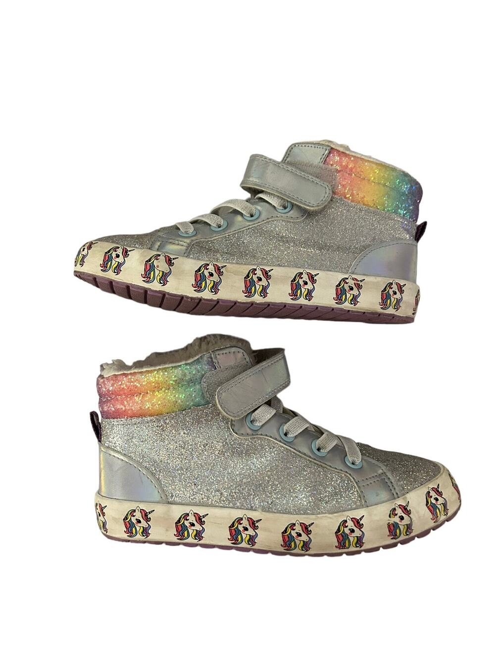 H&M Sparkle Unicorn High Tops size 12